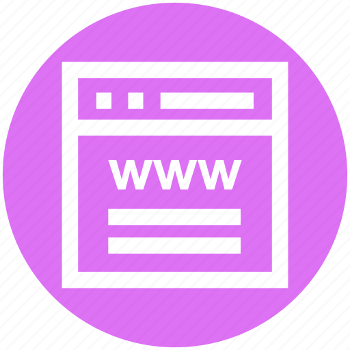 Blog, browser, internet, web, webpage, website, www icon - Download on Iconfinder