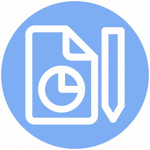 Edit, file, format, graph, page, paper, pencil icon - Download on Iconfinder