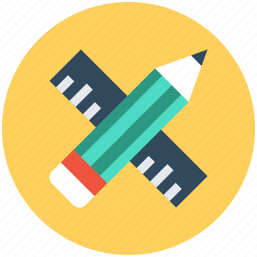 Drafting tools, drawing tools, geometrical tools, pencil, ruler icon - Download on Iconfinder