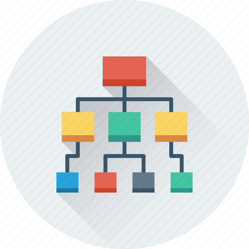 Hierarchy, networking, sitemap, structure, workflow icon - Download on Iconfinder
