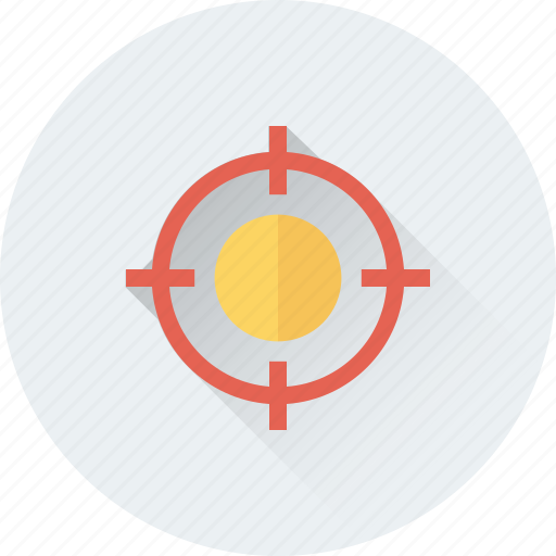 Aim, crosshair, focus, objective, target icon - Download on Iconfinder