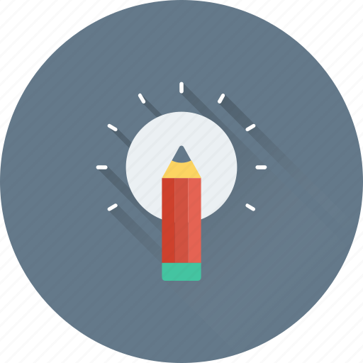 Bulb, creativity, designing, idea, pencil icon - Download on Iconfinder