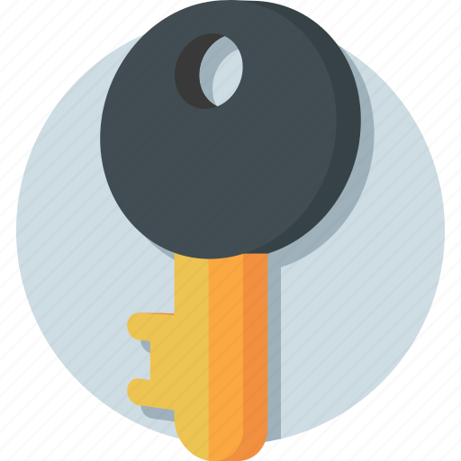 Door key, key, protection, room key, security icon - Download on Iconfinder