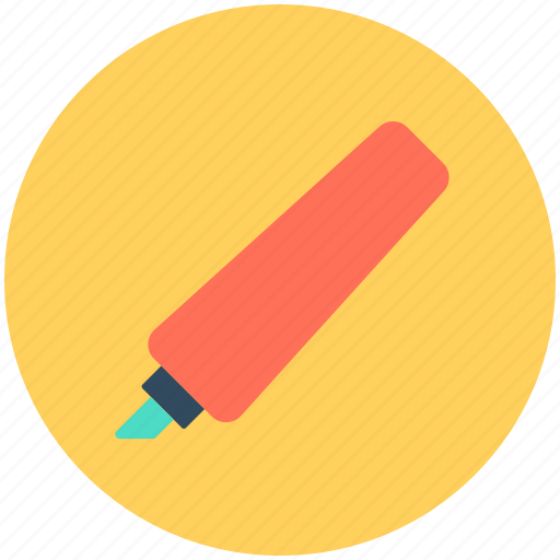 Felt pen, highlighter, highlighter pen, marker, underline icon - Download on Iconfinder