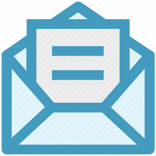 Development, envelope, letter, mail, message, open envelope, page icon - Download on Iconfinder