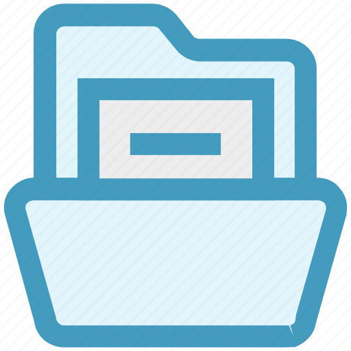 Computer folder, document, document folder, file, file folder, folder, open icon - Download on Iconfinder