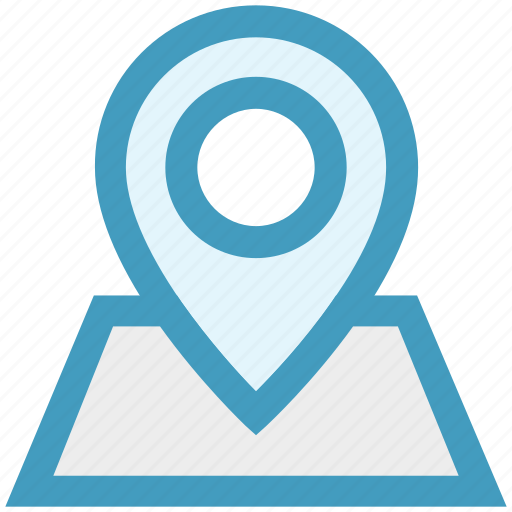 Gps, location, map, map pin, navigation, paper map, travel icon - Download on Iconfinder