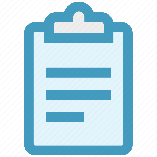 Clipboard, document, file, list, page, paper, sheet icon - Download on Iconfinder
