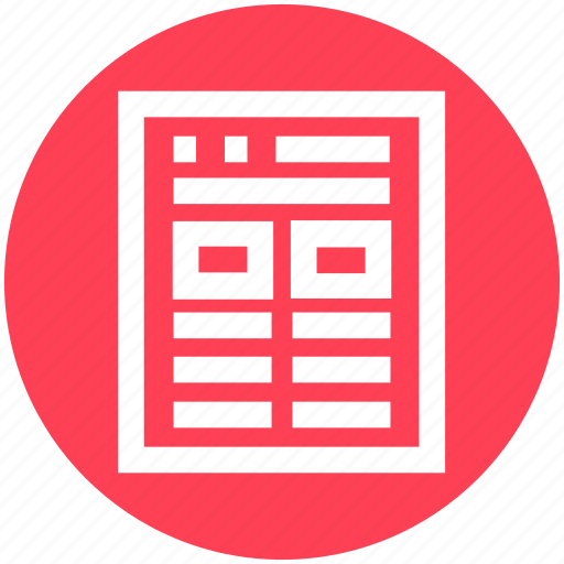 News, news article, newsletter, newspaper, paper, press, reading icon - Download on Iconfinder