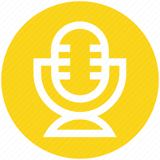 Mic, microphone, record, singing, studio mic, vintage studio mic, voice icon - Download on Iconfinder
