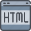 browser, code, html, web 