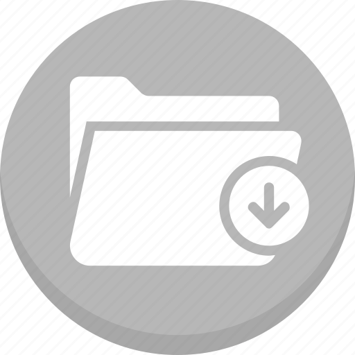 Data, download, folder icon - Download on Iconfinder