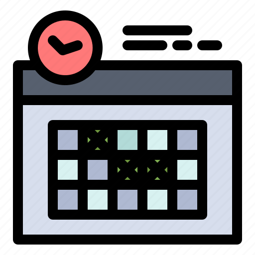 Calendar, clock, day, design icon - Download on Iconfinder