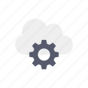 cloud, cogwheel, setting, configuration