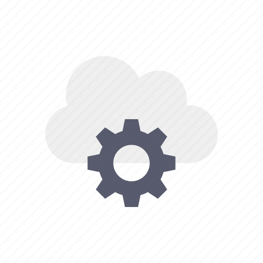 Cloud, cogwheel, setting, configuration icon - Download on Iconfinder