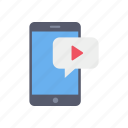mobile, conversation, video, chat