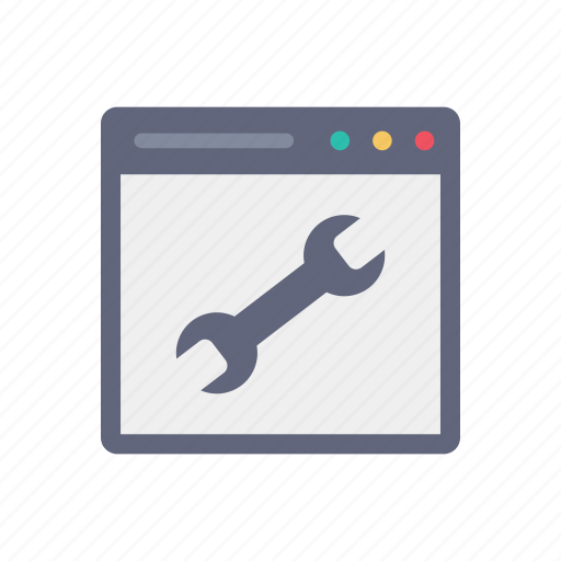 Web, page, setting, website, spanner icon - Download on Iconfinder