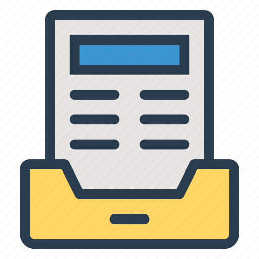 Archive, document, drawer, file icon - Download on Iconfinder