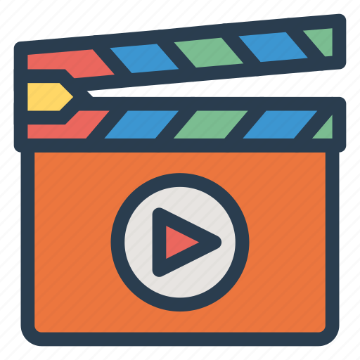 Board, cinema, film, play icon - Download on Iconfinder