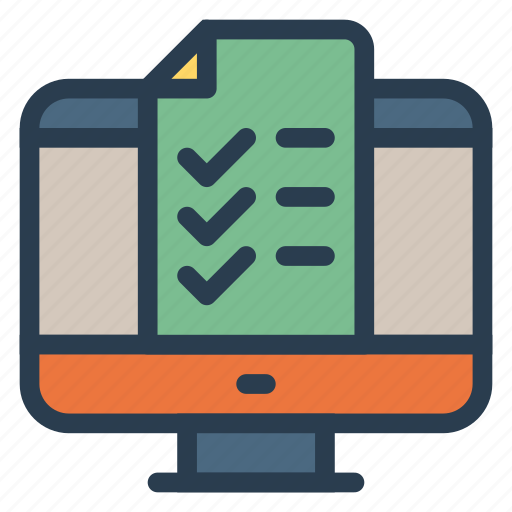 Checklist, document, file, lcd icon - Download on Iconfinder
