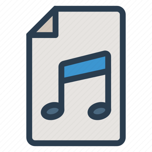 Audio, file, music, song icon - Download on Iconfinder