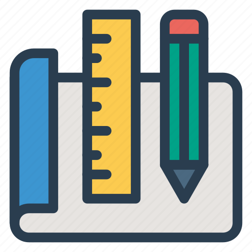 Drawing, measure, page, ruler icon - Download on Iconfinder