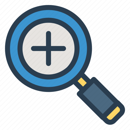 Add, glass, magnifier, search icon - Download on Iconfinder