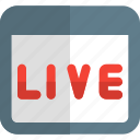 live, telecast, web development, broadcast