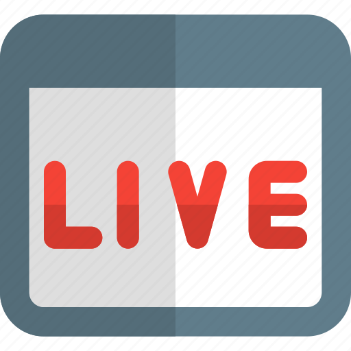 Live, telecast, web development, broadcast icon - Download on Iconfinder