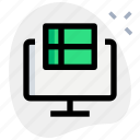 computer, table, web development, device