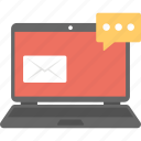 email inbox, mail communication, message notification, online communication, receive mail