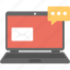email inbox, mail communication, message notification, online communication, receive mail 
