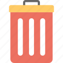 dustbin, garbage can, trash can, wastebasket, wastebin 