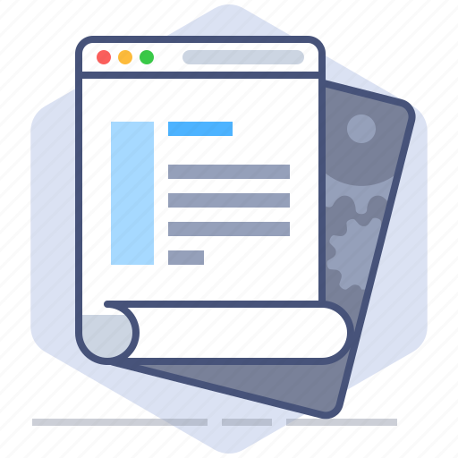 Blog, blogger, development, letter, web page, writing icon - Download on Iconfinder