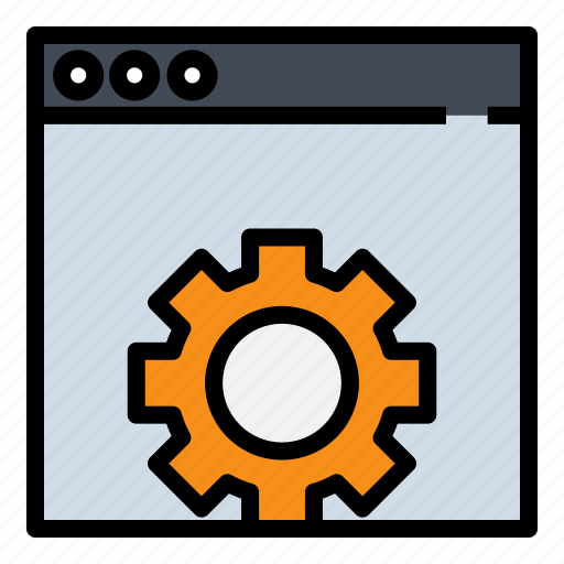 Gear, internet, menus, repairs, seo, web icon - Download on Iconfinder
