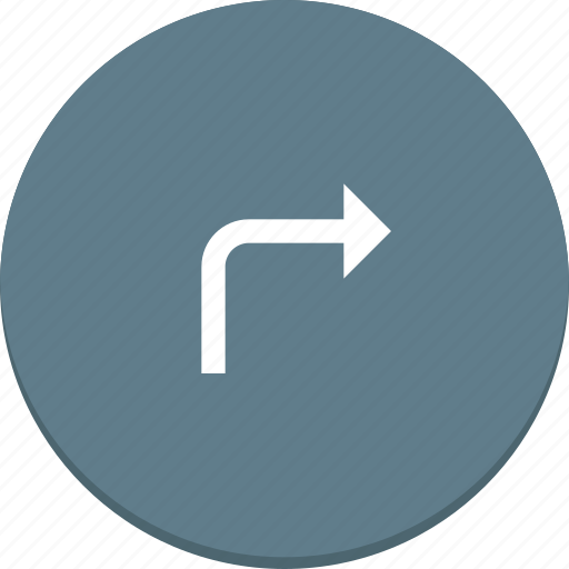 Arrow, design, direction, forward, material, right icon - Download on Iconfinder