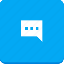 chat, communication, material design, message, talk, text 