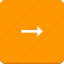 arrow, direction, material design, right 