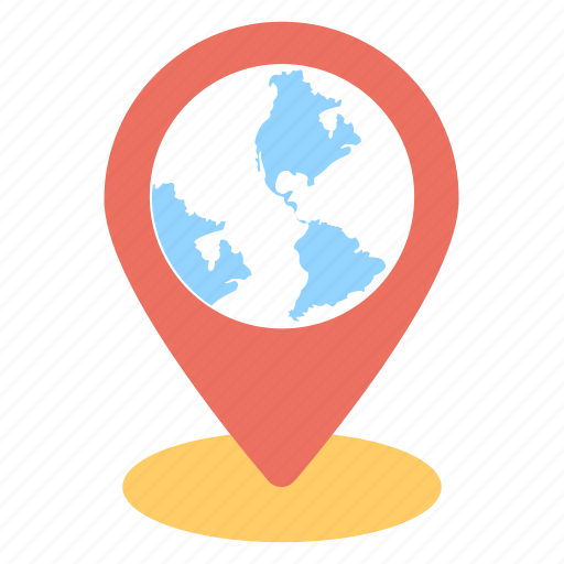 Global positioning, gps, location pointer, navigation service, world location icon - Download on Iconfinder