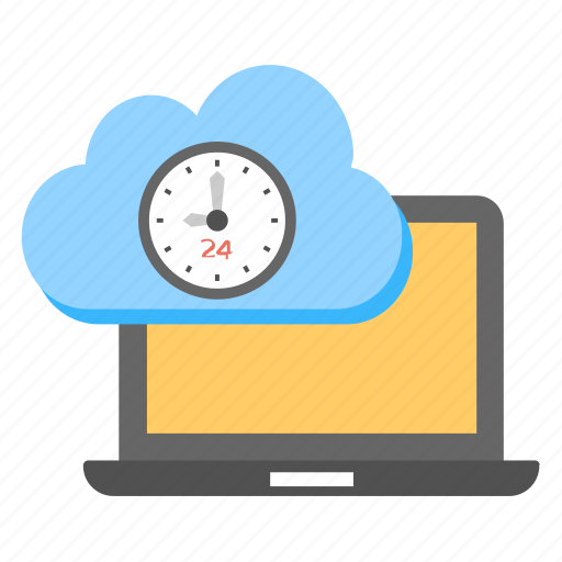 Cloud monitoring system, cloud performance test, cloud service status, uptime cloud monitoring, virtual server capacity icon - Download on Iconfinder