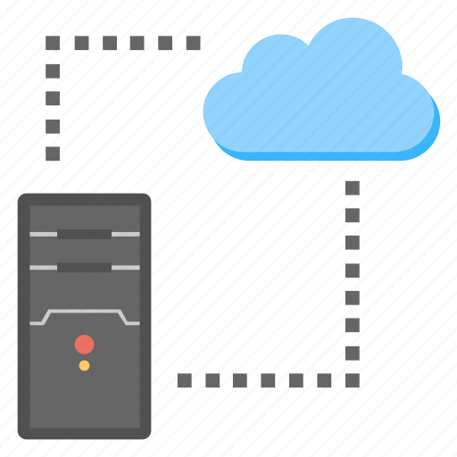 Cloud computing, cloud connection, cloud data center, cloud server, web hosting icon - Download on Iconfinder
