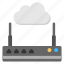 cloud modem, cloud router, internet connection, wireless connection, wlan 