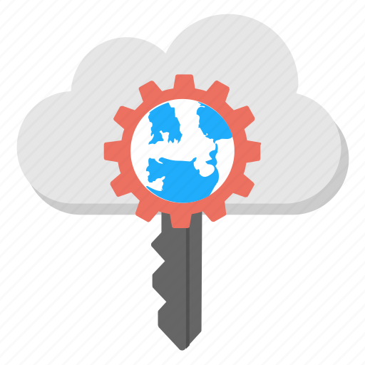 Cloud computing development, protected cloud storage, safe networking, safe web hosting, web communication security icon - Download on Iconfinder