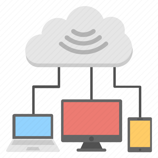 Cloud computing, cloud network, cloud services, internet hosting technology, wifi connections icon - Download on Iconfinder