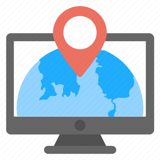 Geolocation, global locationing service, global navigation, gps, online address locationing icon - Download on Iconfinder
