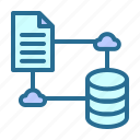 clouds, database, database networking, file, share file