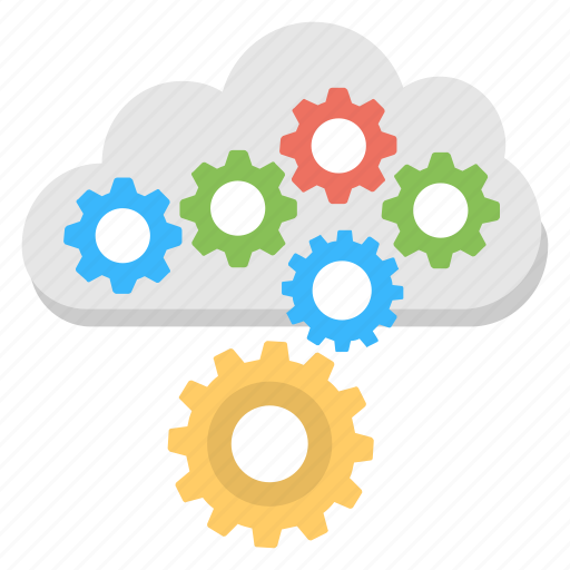 Cloud configuration, cloud management, cloud preferences, cloud setting, cloud with gears icon - Download on Iconfinder