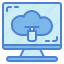 cloud, computing, interface, multimedia, option, storage 