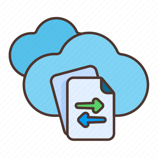 Data, pages, document, paper, database, arrow icon - Download on Iconfinder
