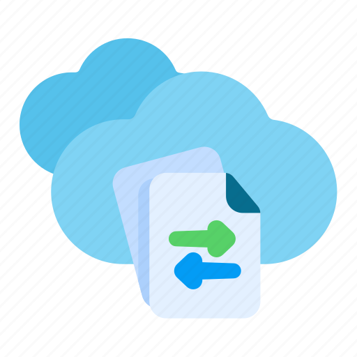 Data, pages, document, paper, database, arrow icon - Download on Iconfinder